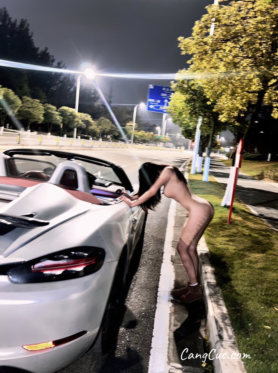 酣睡小熊&yuer1111 - 白虎一线天户外露出